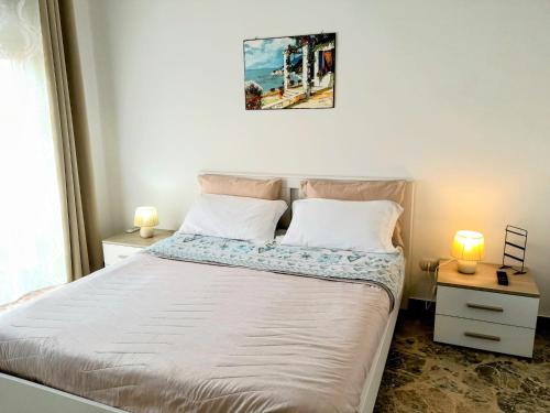 A bed or beds in a room at Apartement SoleMar