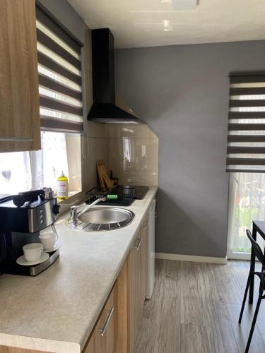 Dapur atau dapur kecil di Z sercem w Bieszczady