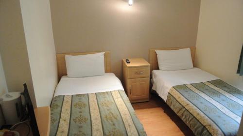 Postel nebo postele na pokoji v ubytování Carlton Hotel