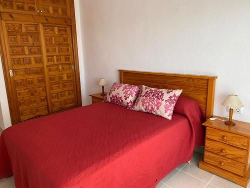 A bed or beds in a room at La Manga - Castillo de Mar 2A - Mar menor