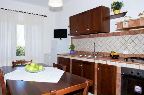 Capozafferano-Casa Carola tesisinde mutfak veya mini mutfak