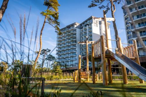 Vườn quanh Sea Breeze Apartment z widokiem na morze