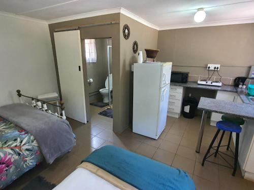 Kuchyň nebo kuchyňský kout v ubytování ROCKABILLY RANCH Self-Catering Guest Units