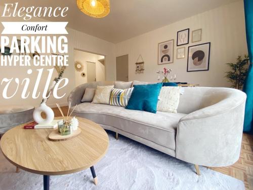Confort & élégance en ville avec parking gratuit