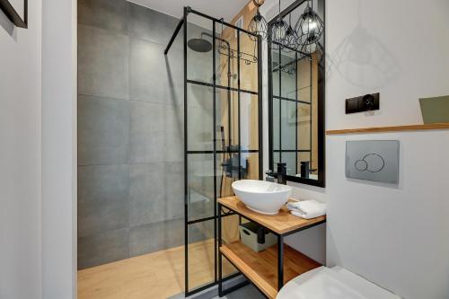 O baie la Grand Apartments - Fala apartament na Przymorzu