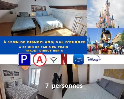 Maison cosy 15 min Disneyland/Val d'Europe - Paris