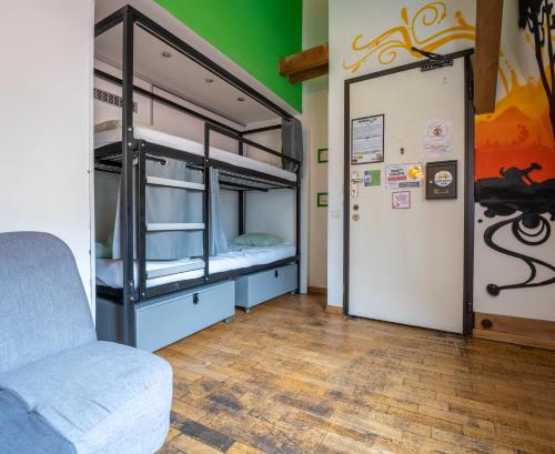 Letto o letti in una camera di The MadHouse Prague