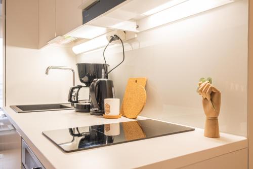 Dapur atau dapur kecil di Snowflake Suites VI