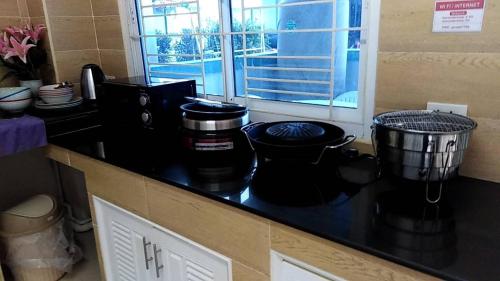 Dapur atau dapur kecil di Won Sea Breeze Bangsaen