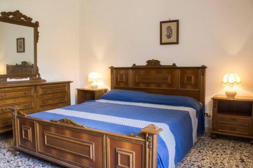 La casa di Nonno Ciccito tesisinde bir odada yatak veya yataklar