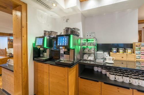 Køkken eller tekøkken på Concordia Vitalhotel & SPA