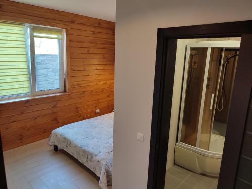 Koupelna v ubytování Y GuestHouse Litky
