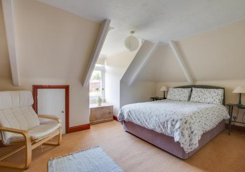 Postel nebo postele na pokoji v ubytování Moonrakers