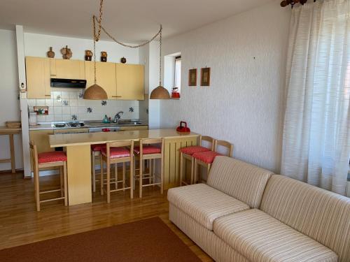 Kuchyň nebo kuchyňský kout v ubytování Bielmonte Appartamenti
