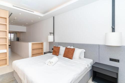 Katil atau katil-katil dalam bilik di LUXFolio Retreats - Full Sea Marina & Palm View