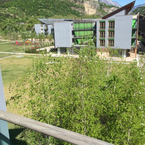 a view from the balcony of a building at Komodo short stay apartments in Trento