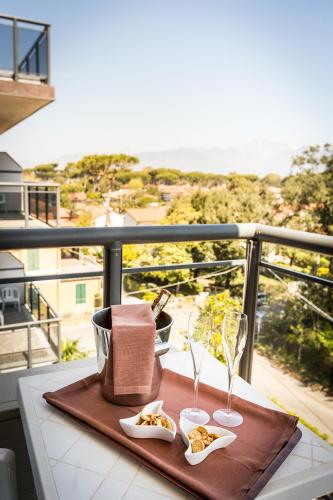 Balkon ili terasa u objektu Hotel King