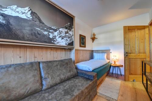 Postel nebo postele na pokoji v ubytování Landhaus Haitzmann