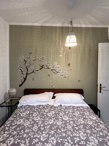 Giường trong phòng chung tại La Collina in una Stanza - Atessa