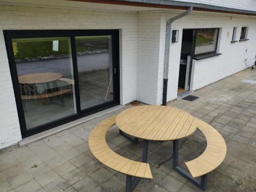 Balkoni atau teres di Vakantiehuis 't Leideveld