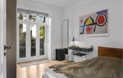מיטה או מיטות בחדר ב-Nice Apartment In Kbenhavn With Wifi
