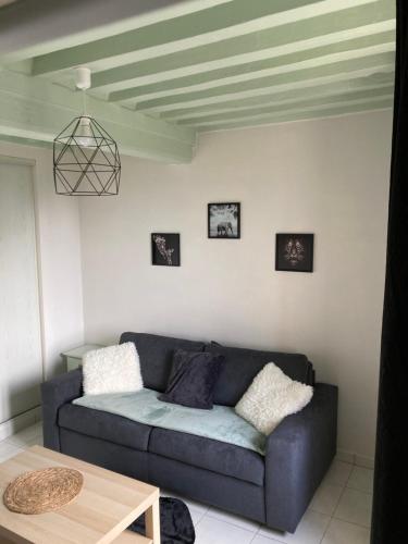 Posezení v ubytování L’Atelier de la Forge L’enclume