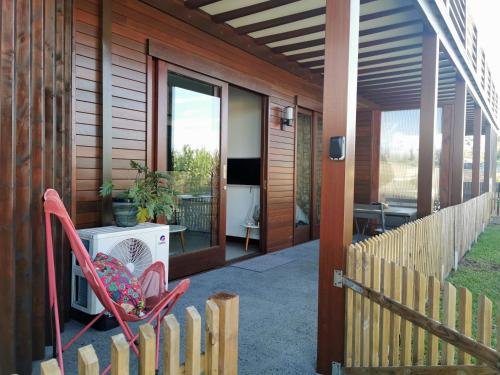 Balkón nebo terasa v ubytování Ti Kaz C2C - Une maison Balinaise