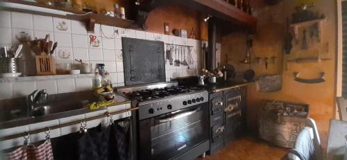 Virtuvė arba virtuvėlė apgyvendinimo įstaigoje Luca House