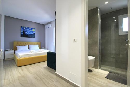 Koupelna v ubytování Hotel Bega