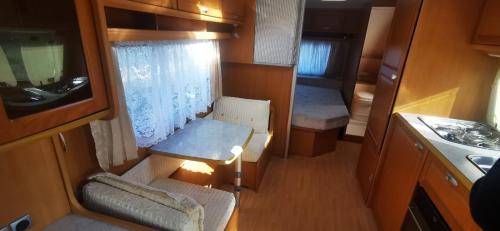 an aerial view of a small room in an rv at ALOJAMIENTO SAN FELIPE in Santa María