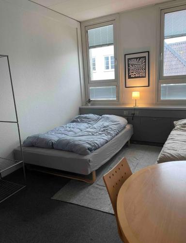 Postel nebo postele na pokoji v ubytování Workers accommodation Aalborg
