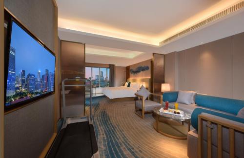 Μια τηλεόραση ή/και κέντρο ψυχαγωγίας στο Royce Hotel Shenzhen