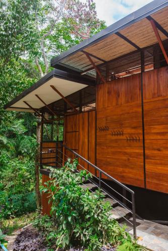 Jardín al aire libre en Selva Madre Eco-Sanctuary