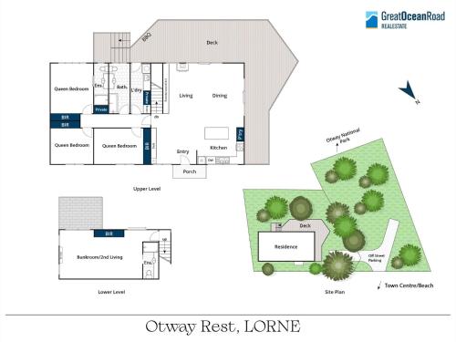 Otway Restの見取り図または間取り図