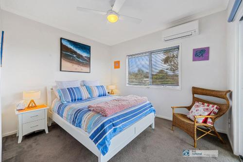 Ένα ή περισσότερα κρεβάτια σε δωμάτιο στο Smiths Beach Walk