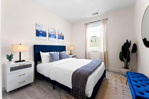 Katil atau katil-katil dalam bilik di Nevada Getaway Near Reno 4 Bedroom Home