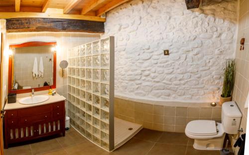 Koupelna v ubytování Casa el Envero