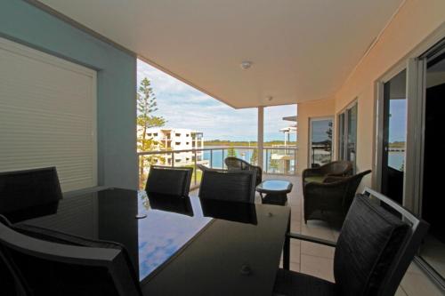 Χώρος καθιστικού στο Riverside Holiday Apartments