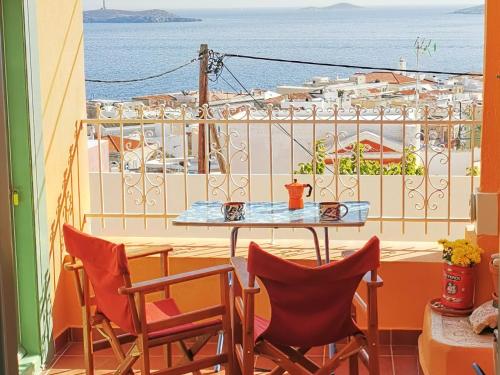 Cycladic apt for 5 wonderful seaview terrace