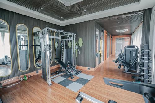 Фитнес-центр и/или тренажеры в Regenta Place Bhopal by Royal Orchid Hotels Limited