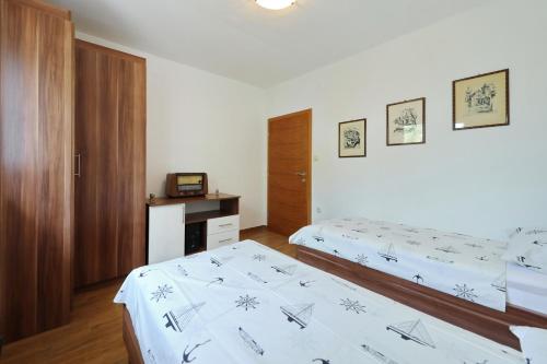 Ένα ή περισσότερα κρεβάτια σε δωμάτιο στο Villa Jaz