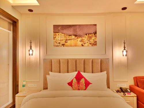 Postel nebo postele na pokoji v ubytování Vaydantaa - Luxury Boutique Resort Mussoorie