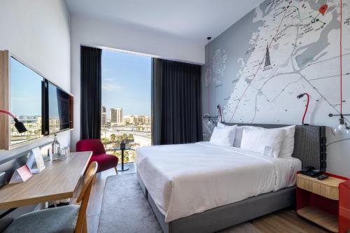 Кровать или кровати в номере Ink Hotel