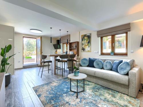 Χώρος καθιστικού στο Holiday Home Sara by Interhome
