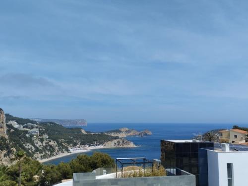 a view of the ocean from a building at Holiday Home Balcon Al Mar by Interhome in Balcon del Mar