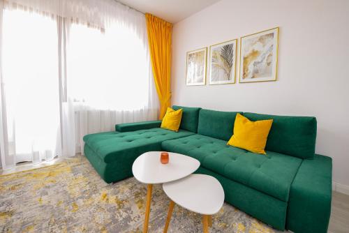 Χώρος καθιστικού στο SOFIA Cozy Apartment - Underground Private Parking