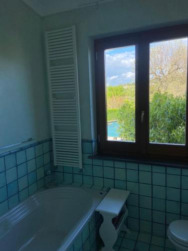 Koupelna v ubytování Resort Ravenna