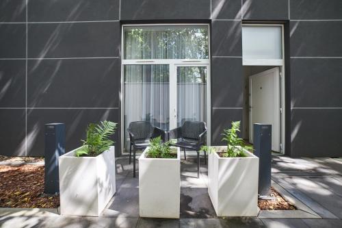 Κήπος έξω από το Molo Park Aparthotel