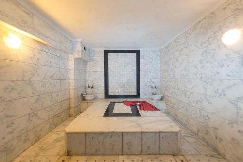 a room with a bed and a window in it at Club Viva Hotel in Marmaris