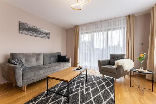 Apartamenty Geigerにあるシーティングエリア